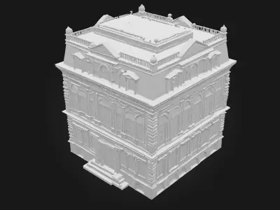  Architectural Elegance in Miniature 3D model