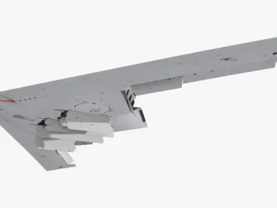  B-21 Raider Sixth Generation Bomber Used White Rigged for Maya 
