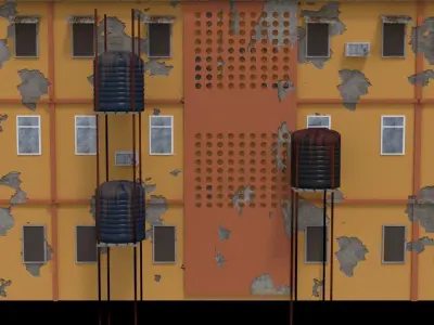 Ghetto flats 3D model