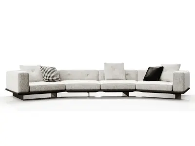 Dylan sofa by minotti 3D model