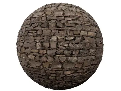 Old Stone Wall Pbr Texture