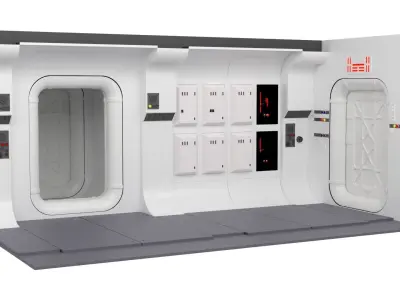 The Tantive IV Complete Hallway 1-12 scale Blackseries 3D print model