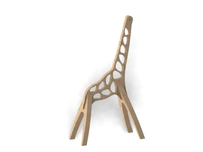 Giraffe lamp base   3D print model