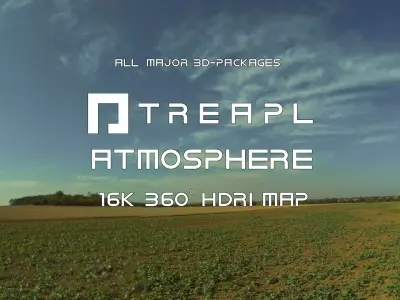 B24- HDRI SKIES TREAPL ATMOSPHERE - 360 SKIES Texture