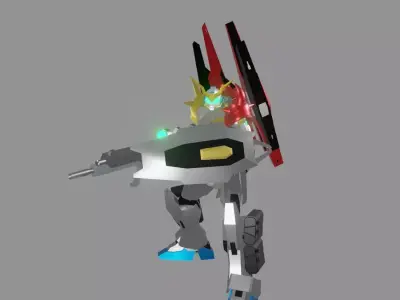 The Mecha Attacker 6 3D model
