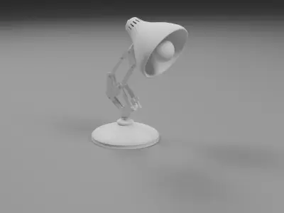 lamp pixar low poly Low-poly 3D model
