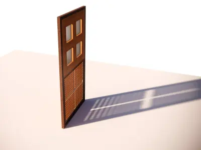 3D DOOR JAPANESE NEW CONCEPT 3D model