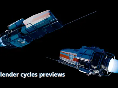 Space Shuttle Model Low-poly 3D model