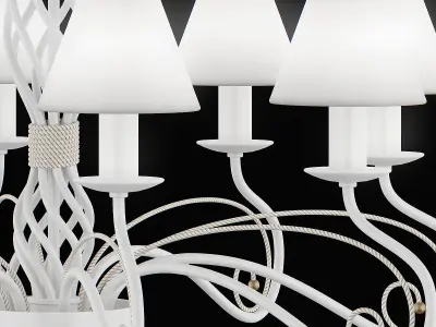 78208x Esedra Lightstar Chandelier 3D model