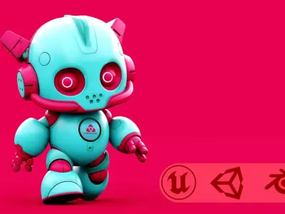 ROBO G-11  Rigged for Unreal Engine - Unity - MIXAMO 3D model