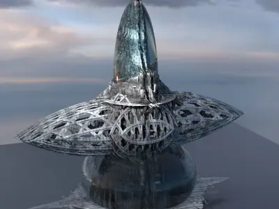 Eldritch Ocean Tower  3D model