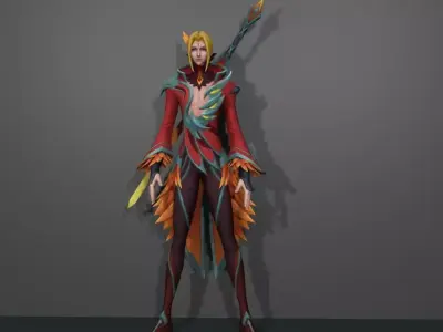 Fiery Dance 3D model