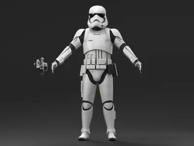  Star Wars First Order Stormtrooper Dirty 