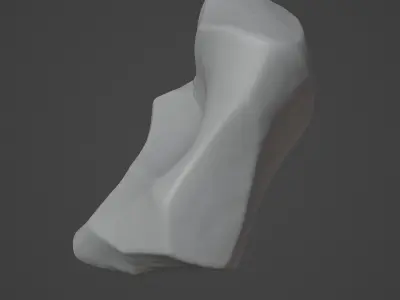 Rock Stone Low-poly 3D model buy