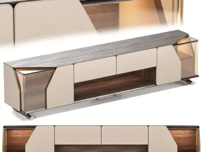 Turri Vine mobile tv Unit 3D model