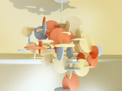 Modern Pendant Lamp 3D model