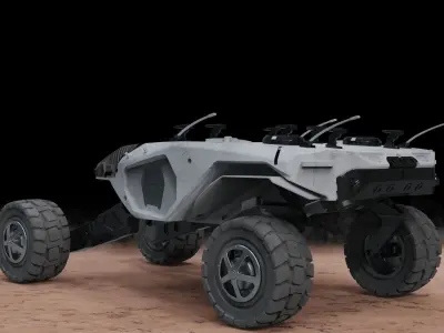 Vehicle mars transporter 3D model