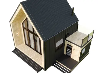 modren house 02 3D model