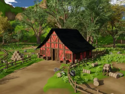 Farm field 3D model