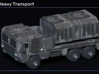 Scifi Utility Vehicles Collection 3D Model Pack