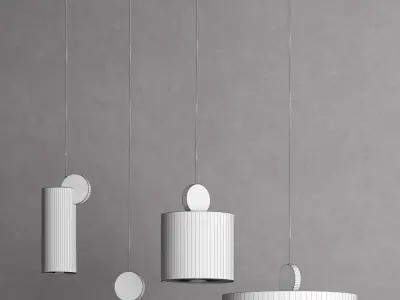 CALE pendant light by CVL 3D model