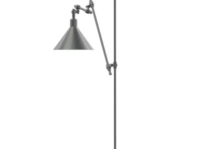 Black Wall Lamp 3D Model 3D model