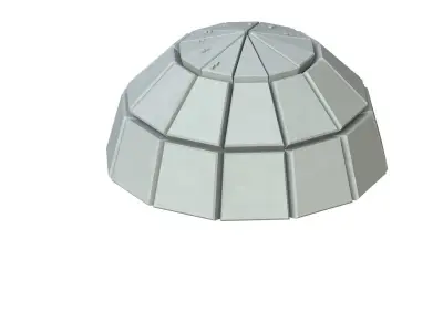Sci Fi Object No 3745 Low Poly Low-poly 3D model