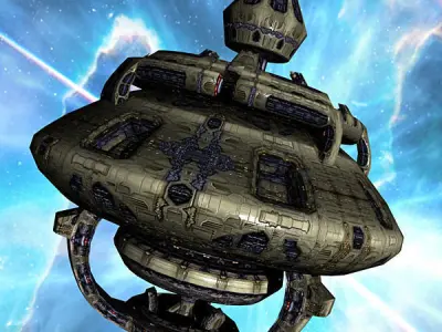 3DRT - Norad Space Station - Avantix Low-poly 3D model