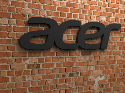Acer logo 3D print model