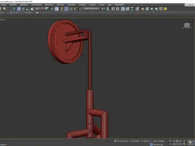 LOPO lamp Low-poly 3D model