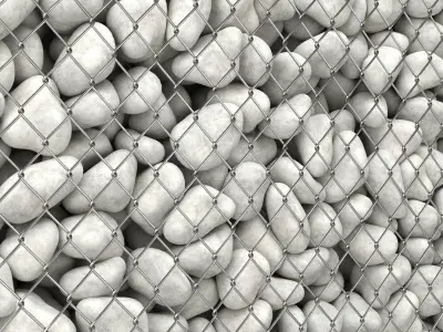 Gabion pebble 3D model