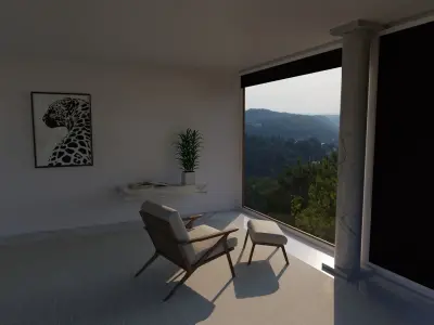 Window Roller Shutter Blackout blinds 3D Model 3D print model