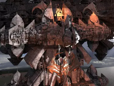 Dantes Inferno Maze structures 6  3D model