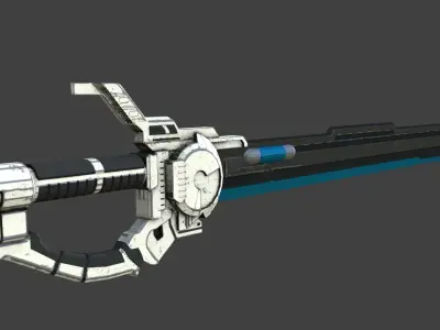 SciFi Futuristic Blade - Updated Low-poly 3D model