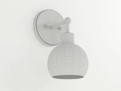 Shades of Light Young House Love Bubble Vanity Light 1 Light 3D model