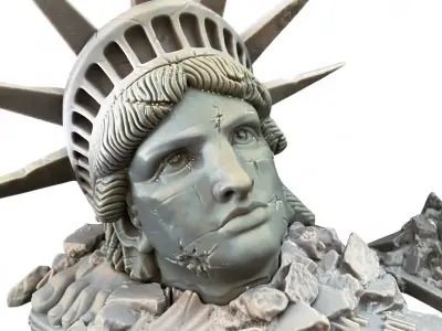 Ruins of Liberty 3D print model