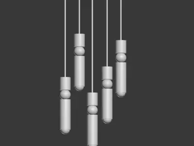 Fulcrum Light Matte Black Lee Broom 3D model