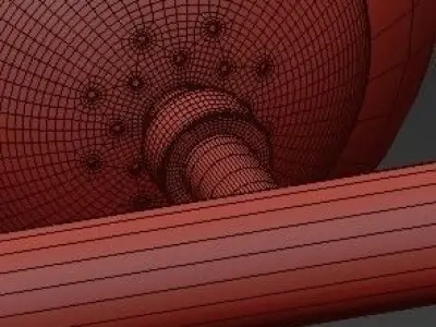 Untitled chandelier with balls hanging from it 3D model