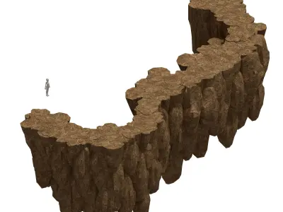 Mountain - Mountain Road - 03 3D model