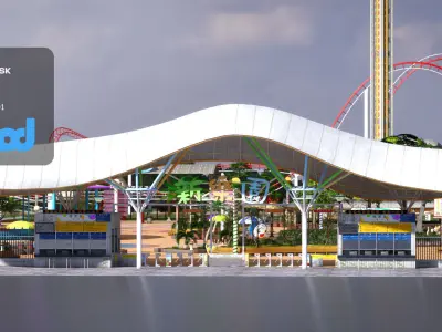 Tw Amusementpark 3D model