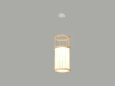 Japanese Style Lamp 3D model