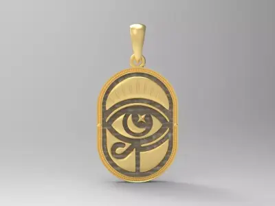 Pendant eyes 3D print model