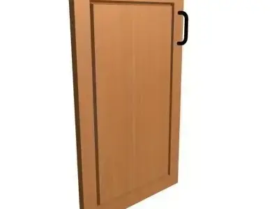 Cabinet Door - Small Low-poly 3D model