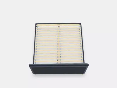 IDANAS Upholstered bed frame 1 Low-poly 3D model