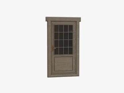 Door 07  Low-poly 3D model