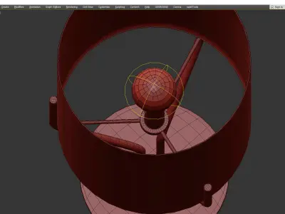 Chelsea House Castle Small Table Lamp Low-poly 3D model