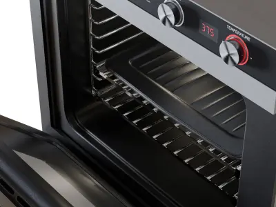 Fisher Paykel Cooktop and Built-in Oven 3D model