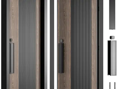 Door Collection 05 - Interior 3D model