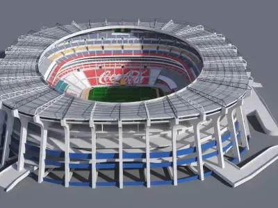 Azteca Stadium 3D model