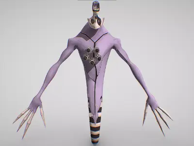 Zs Skayr or Ghostfreak - Ben 10 Alien Force - Vilgax Attacks Low-poly 3D model